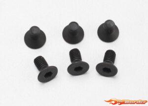 Traxxas 3x6mm Countersunk Screws (Hex) (6) 2534