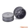 Schumacher Wheel Hex Front 4WD Black (2) U4495