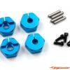 Yeah Racing Alum. Wheel Adapter Set thick 5.5mm (BU) for All 1/10 Touring Car WA-017BU