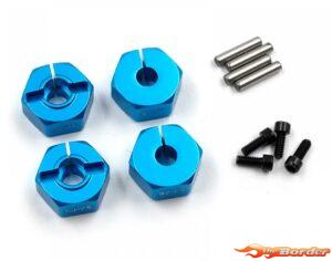 Yeah Racing Alum. Wheel Adapter Set thick 5.5mm (BU) for All 1/10 Touring Car WA-017BU