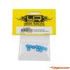 Yeah Racing Alu M3 Countersunk Washer Shim 10pcs Blue YA-0656BU