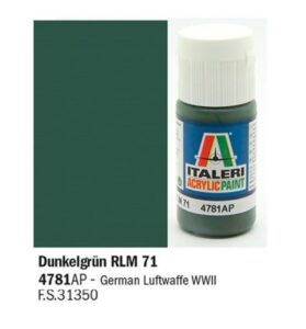 Italeri Dunkelgrun RLM 71 - Acrylic Paint 4781AP