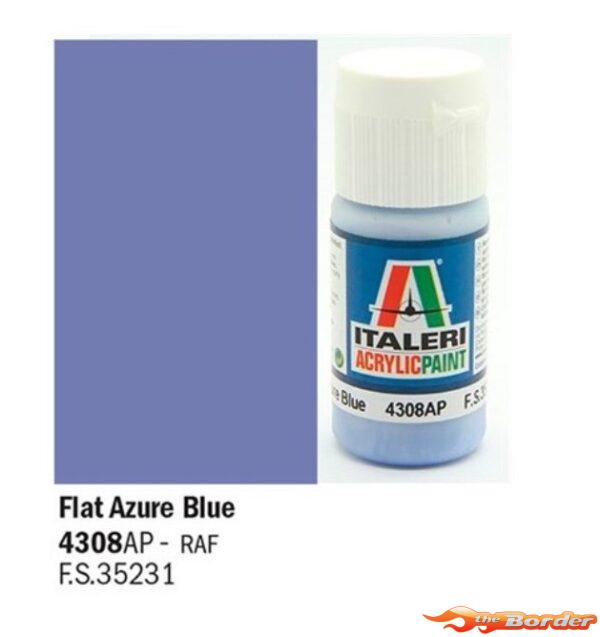 Italeri Flat Azure Blue - Acrylic Paint 4308AP