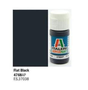 Italeri Flat Black - Acrylic Paint 4768AP