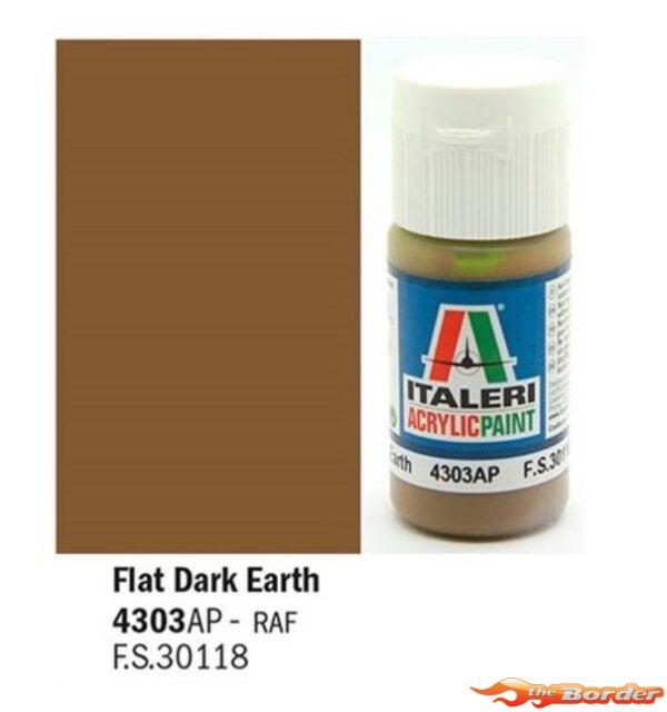 Italeri Flat Dark Earth - Acrylic Paint 4303AP