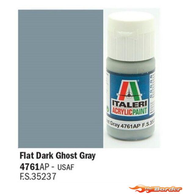 Italeri Flat Dark Ghost Grey - Acrylic Paint 4761AP