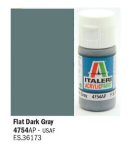 Italeri Flat Dark Grey - Acrylic Paint 4754AP