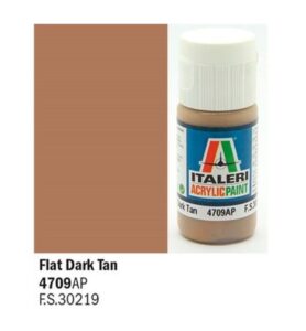 Italeri Flat Dark Tan - Acrylic Paint 4709AP