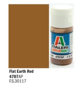 Italeri Flat Earth Red - Acrylic Paint 4707AP