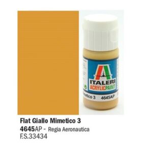 Italeri Flat Giallo Mimetico 3 - Acrylic Paint 4645AP