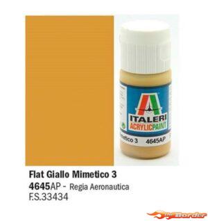 Italeri Flat Giallo Mimetico 3 - Acrylic Paint 4645AP