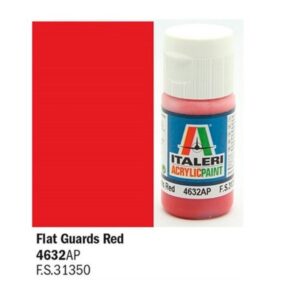 Italeri Flat Guard Red - Acrylic Paint 4632AP