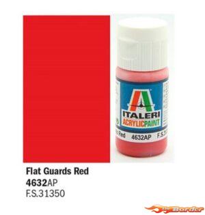 Italeri Flat Guard Red - Acrylic Paint 4632AP