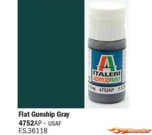 Italeri Flat Gunship Grey - Acrylic Paint 4752AP