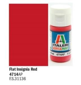 Italeri Flat Insignia Red - Acrylic Paint 4714AP