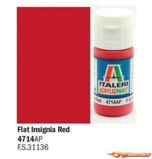 Italeri Flat Insignia Red - Acrylic Paint 4714AP