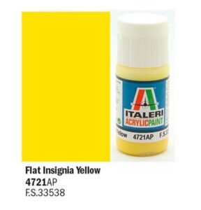 Italeri Flat Insignia Yellow - Acrylic Paint 4721AP