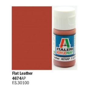 Italeri Flat Leather - Acrylic Paint 4674AP