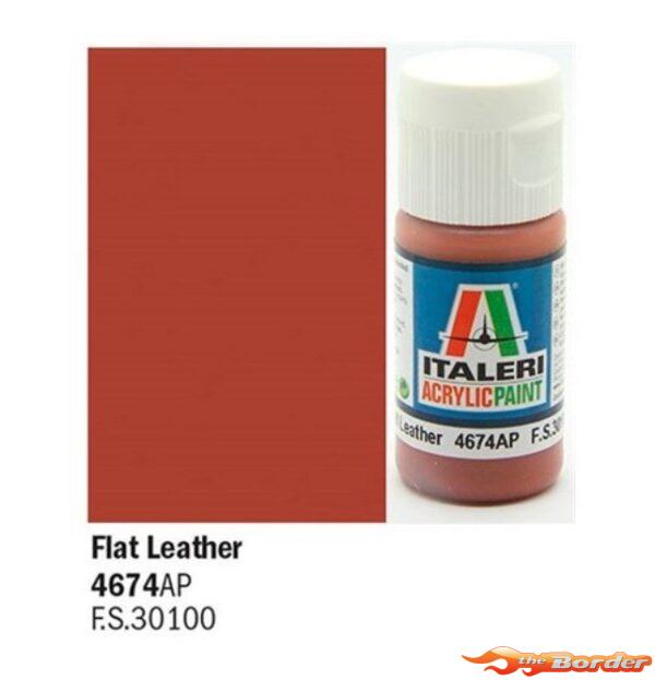 Italeri Flat Leather - Acrylic Paint 4674AP