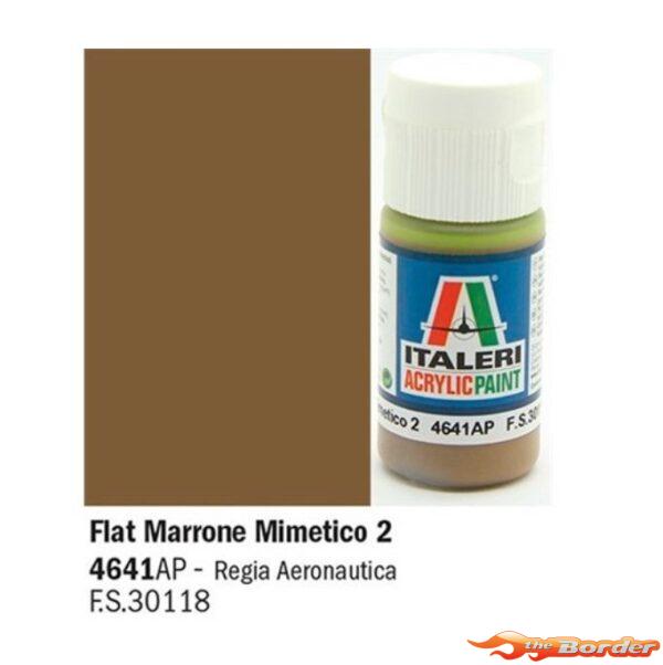 Italeri Flat Marrone Mimetico 2 - Acrylic Paint 4641AP