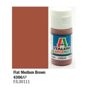 Italeri Flat Medium Brown - Acrylic Paint 4306AP