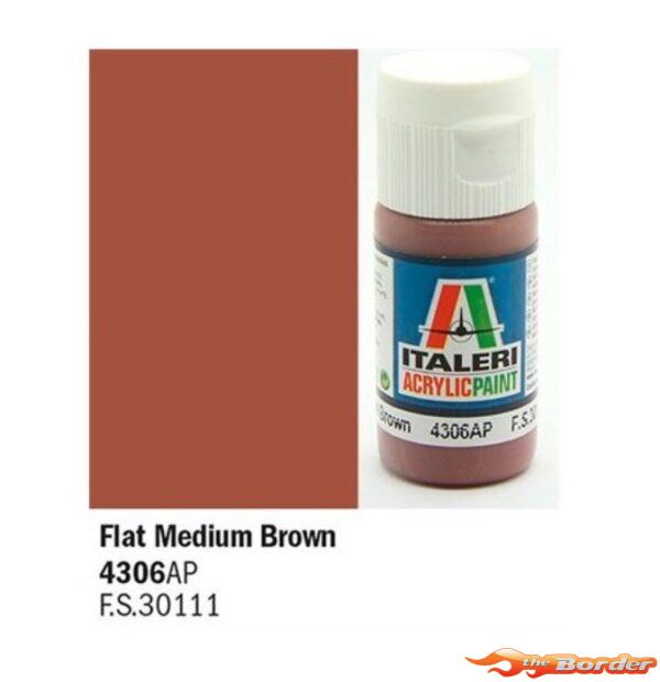 Italeri Flat Medium Brown - Acrylic Paint 4306AP