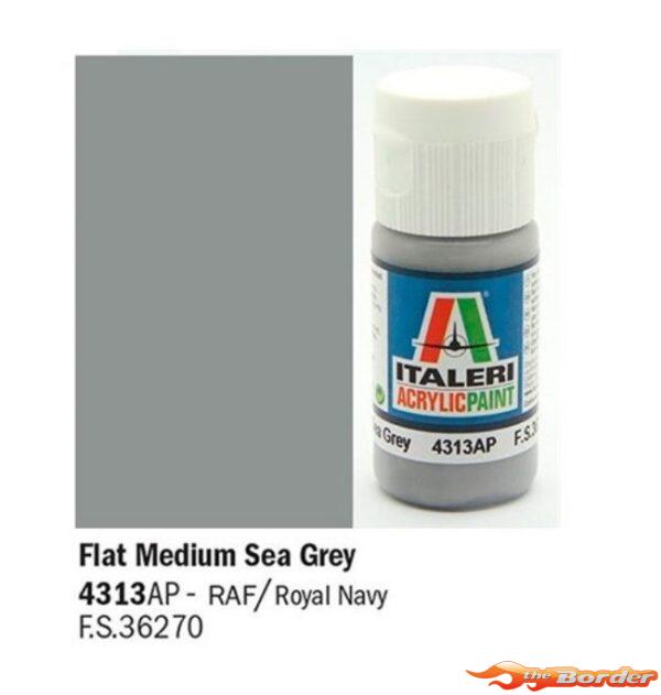 Italeri Flat Medium Sea Gray - Acrylic Paint 4313AP