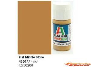 Italeri Flat Middle Stone - Acrylic Paint 4304AP