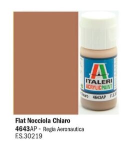 Italeri Flat Nocciola Chiaro – Acrylic Paint 4643AP