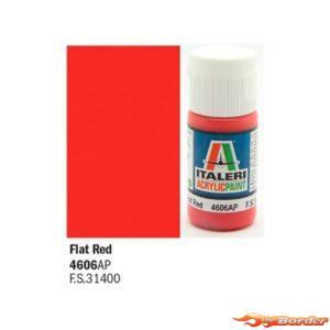 Italeri Flat Red - Acrylic Paint 4606AP