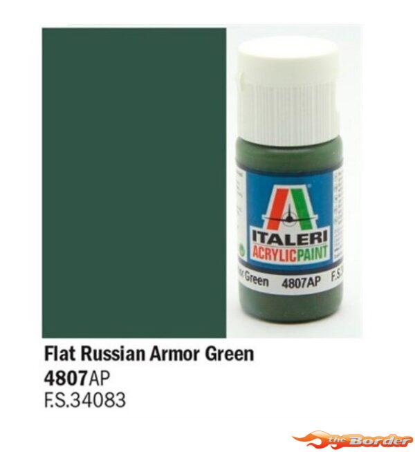 Italeri Flat Russian Armor Green - Acrylic Paint 4807AP