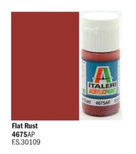 Italeri Flat Rust - Acrylic Paint 4675AP