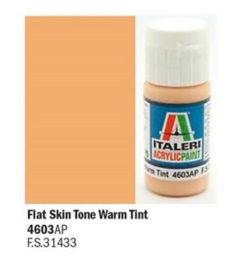 Italeri Flat Skin Tone Warm Tint - Acrylic Paint 4603AP