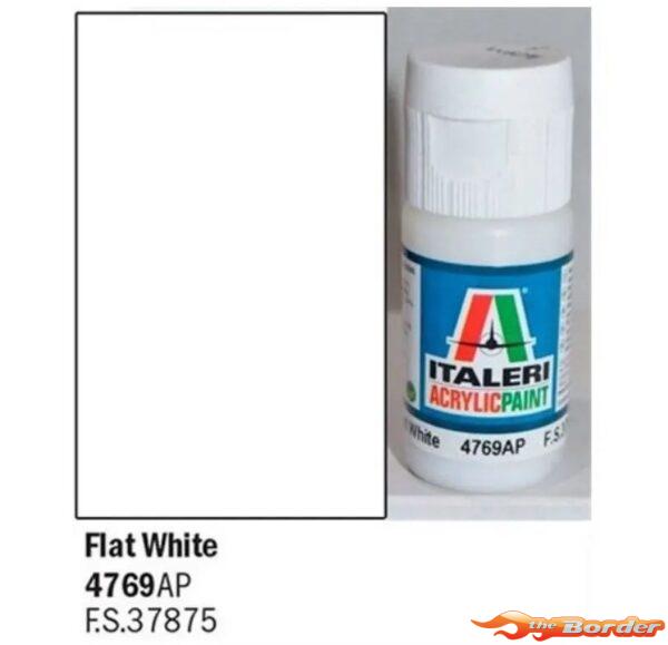 Italeri Flat White - Acrylic Paint 4769AP