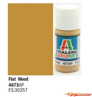 Italeri Flat Wood - Acrylic Paint 4673AP