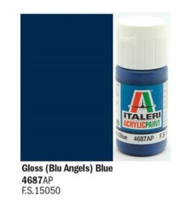 Italeri Gloss (Blu Angels) Blue - Acrylic Paint 4687AP