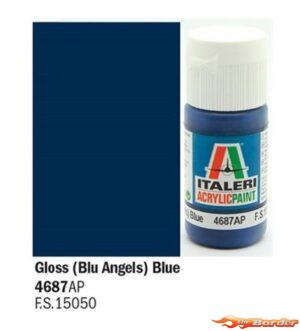 Italeri Gloss (Blu Angels) Blue - Acrylic Paint 4687AP