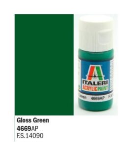 Italeri Gloss Green - Acrylic Paint 4669AP