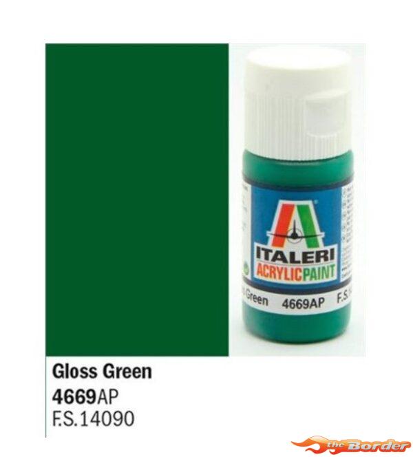 Italeri Gloss Green - Acrylic Paint 4669AP