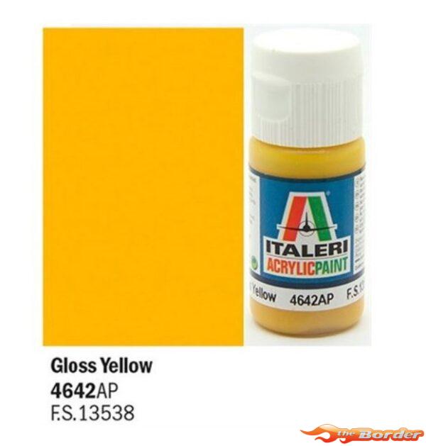 Italeri Gloss Yellow - Acrylic Paint 4642AP