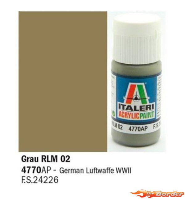 Italeri Grau RLM 02 - Acrylic Paint 4770AP