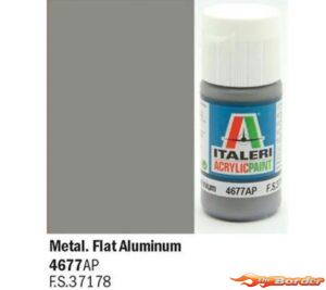 Italeri Metal Flat Aluminium - Acrylic Paint 4677AP