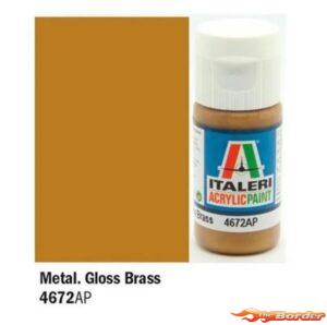 Italeri Metal Gloss Brass - Acrylic Paint 4672AP