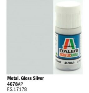 Italeri Metal Gloss Silver - Acrylic Paint 4678AP