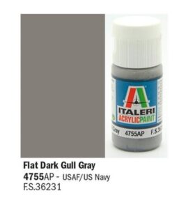 Italeria Flat Dark Gull Grey - Acrylic Paint 4755AP