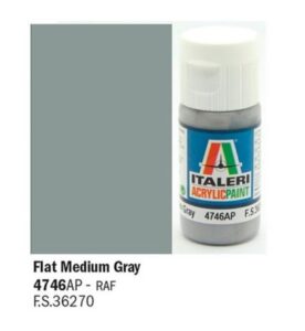 Italeria Flat Medium Grey - Acrylic Paint 4746AP