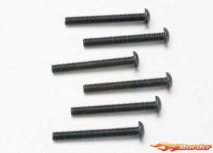 Traxxas 3x25mm Button Head Screw Machine (Hex) (6) 2581