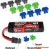 Traxxas Battery charge indicators (green (4) blue (4) grey (4)) 2943