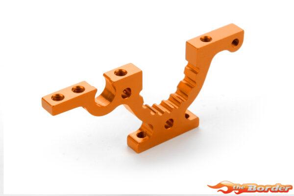 XRAY T4F Alu Lower Adjustment Bulkhead - Front Left - Orange 302765-O