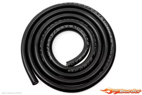 GForce Ultra Flexible Black 8AWG Wire 1Mtr. GF-1341-011